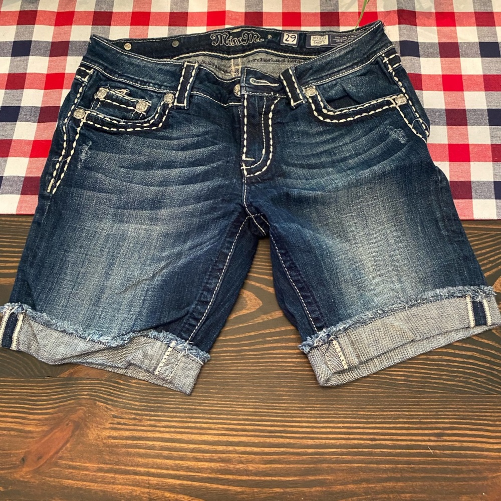 Bermuda Style- Miss Me Shorts